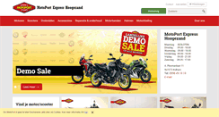 Desktop Screenshot of motoportexpresshoogezand.nl