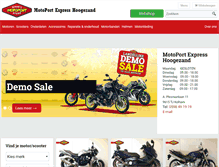 Tablet Screenshot of motoportexpresshoogezand.nl
